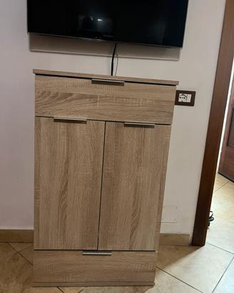 Mobile contenitore rovere chiaro