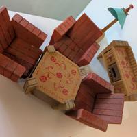 salotto bambole anni 60