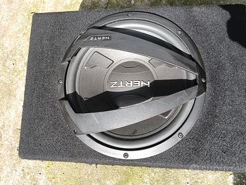 Subwoofer 100watt+amplificatore monofonico 500watt