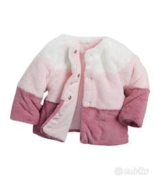 Pellicciotto ecologico colorblock - 12-18 mesi