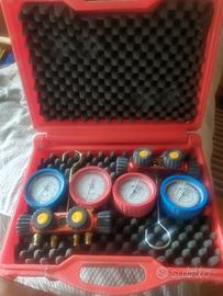 Kit 2 manometri rothenberger quattro vie