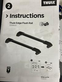 Barre porta tutto originali Thule