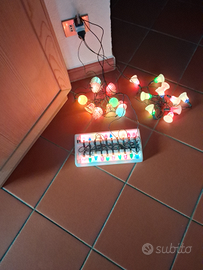 Luci addobbi natalizi d'epoca e vintage