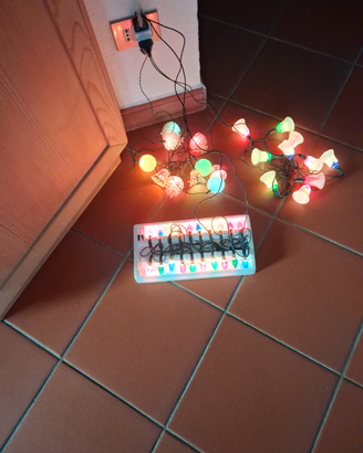Luci addobbi natalizi d'epoca e vintage