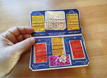 10 confezioni da 70 aghi per cucire a mano