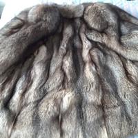 Cappottino in pelliccia di volpe argentata tg 48