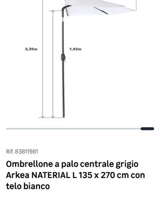 ombrellone terrazzo
