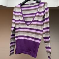 Gaudi maglioncino donna righe orizzontali tg. L