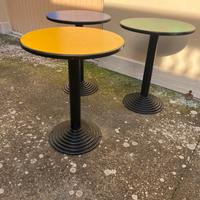 Modernariato tavolo piano tondo