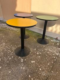 Modernariato tavolo piano tondo