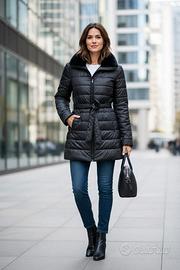 Giacca imbottita impermeabile morbida e calda.Tg42