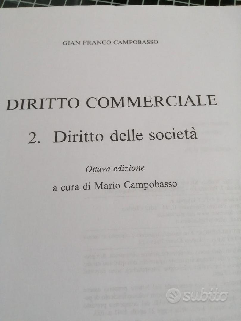 G. F. CampobassoDiritto commerciale vol. 2 - Libri e Riviste In vendita a  Milano