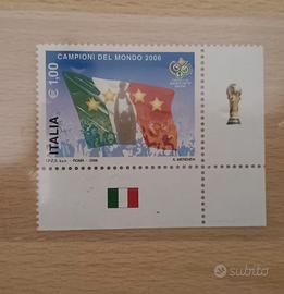 Francobollo Italia campione del mondo 2006