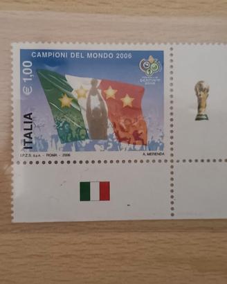 Francobollo Italia campione del mondo 2006