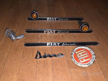 Fregi laterali frecce stemma Fiat Dino Spider