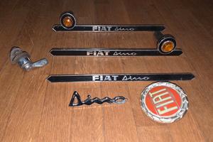 Fregi laterali frecce stemma Fiat Dino Spider