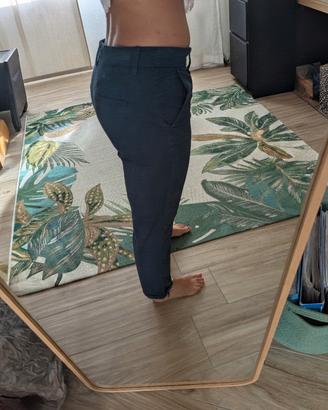 pantaloni a sigaretta blu