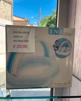 Piscina circolare con arcobaleno INTEX