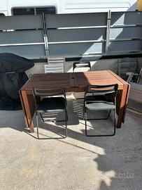 Tavolo ikea legno apribile