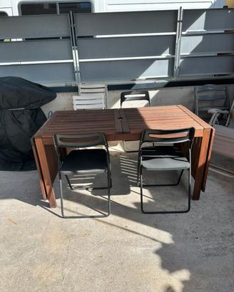 Tavolo ikea legno apribile