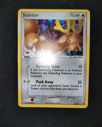 Carta Pokémon Stantler 32 UF Stamped Holo Eng Nm