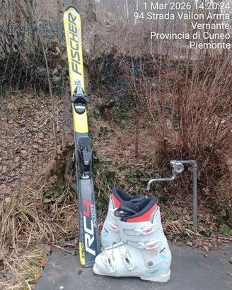 sci e scarponi ragazza