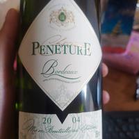 vino Bordeaux Chateau Peneture  annata 2004 bianco