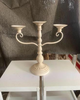 Set candelabri decorativi a 3 bracci + singolo
