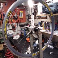 Ruota posteriore bici stradale