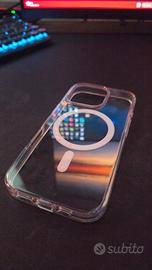 Cover iPhone 16 Pro Trasparente Cellular Line