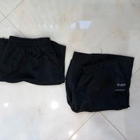 Set - 2 pantaloncini neri sportivi Tg M