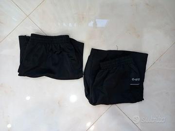 Set - 2 pantaloncini neri sportivi Tg M