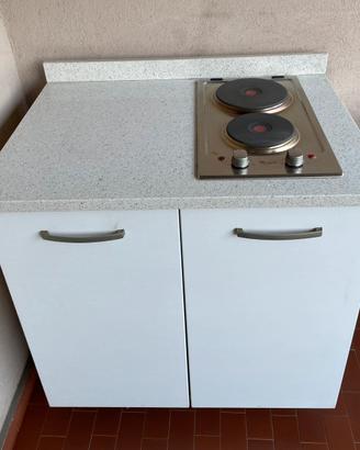 Mobiletto con piastre elettriche