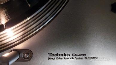 scritta adesiva Technics sl 1200 mk2 nera