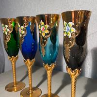 Flute Vetro Murano di pregio da collezione