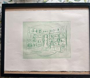 Massimo campigli acquaforte quadro