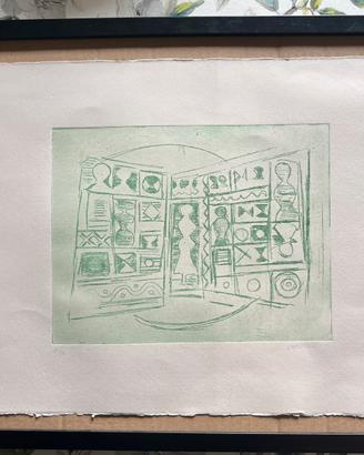 Massimo campigli acquaforte quadro