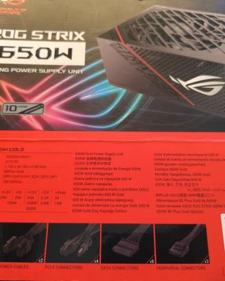 ASUS ROG Strix 650G 650W 80 Plus Gold