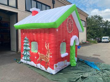 Casetta Gonfiabile di Babbo Natale