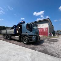 Iveco stralis gru + ribaltabile