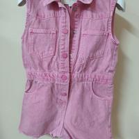 Tutina Rosa Denim Zara Kids 18-24 mesi (86cm)