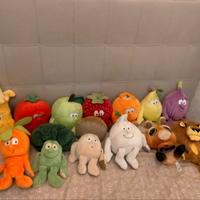 Peluches frutta verdura gatto leone