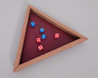 lancia dadi artigianale 