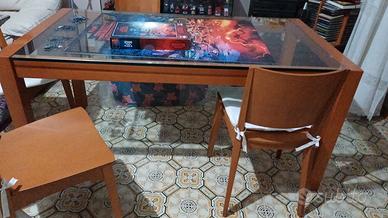 tavolo e sedie in.ciliegio