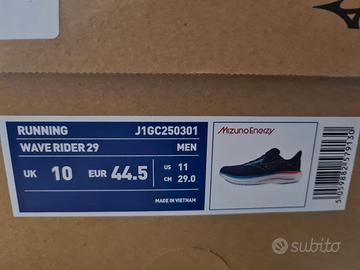 mizuno wave rider 29 