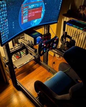postazione simracing professionale 