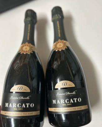 6 bottiglie Pas Dose 60 mesi lieviti brut