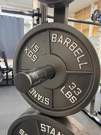 Dischi ghisa Standard Barbell 50mm palestra