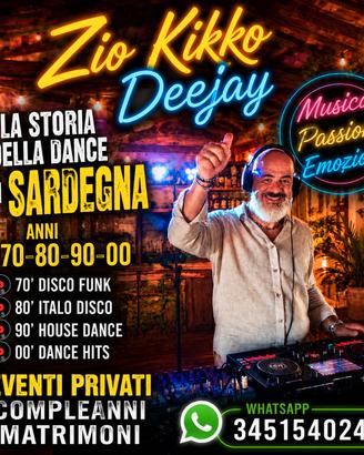 Deejay per eventi e feste private.