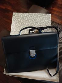 borsa porta pc in vera  pelle  